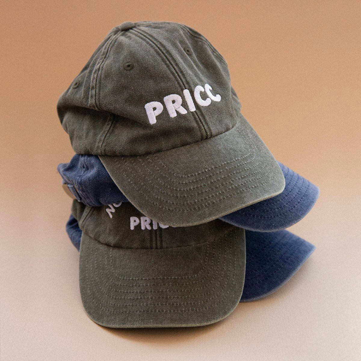 PRICC Green Denim Cap